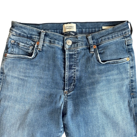 Citizens Of Humanity Light Blue Straight Jeans - Picture 2 of 7
